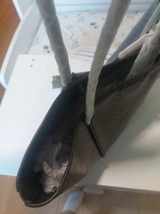 Borsa Calvin Klein grande marrone e nera