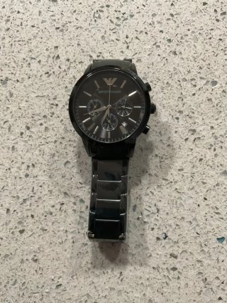 Reloj Emporio Armani Negro y Gris