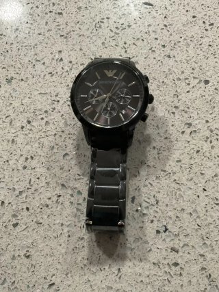 Reloj Emporio Armani Negro y Gris