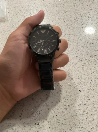 Reloj Emporio Armani Negro y Gris