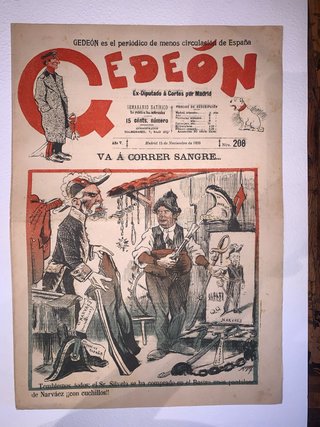 Revista satírica antigua GEDEON