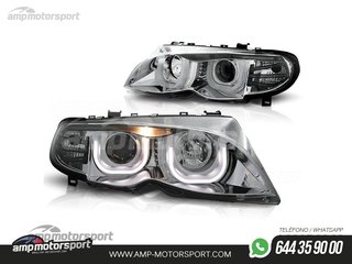 FAROS DELANTEROS OJOS DE ANGEL 3D U PARA BMW SERIE 3 E46 / BERLINA / TOURING