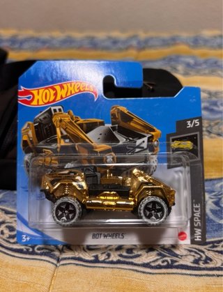 Hot Wheels Bot Wheels HW Space 3/5 Dorado