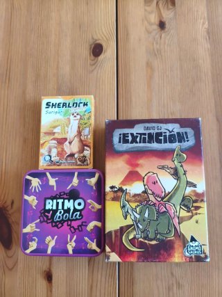 Lote 3 giochi Sherlock, Ritmo Bola, Estinzione