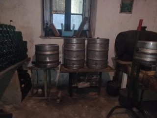 Prensa de sidra artesanal
