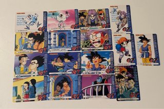 Lote 16 Cartas Dragon Ball GT Amada PP