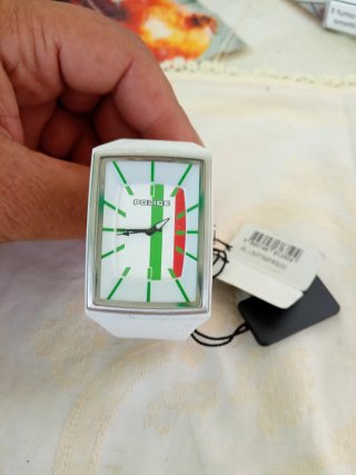 Orologio Police Rettangolare Bianco