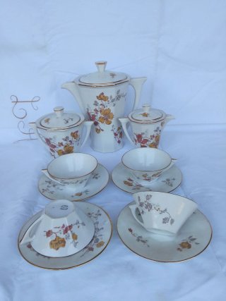 LIMOGES juego de café antiguo