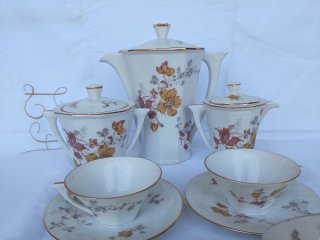 LIMOGES juego de café antiguo