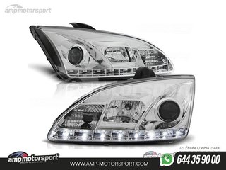 FAROS DELANTEROS LUZ DIURNA LED PARA FORD FOCUS MK2