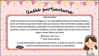 CLASES PARTICULARES ALCORCON