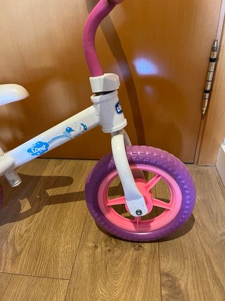 Bici Chicco sin pedal rosa infantil en Menorca
