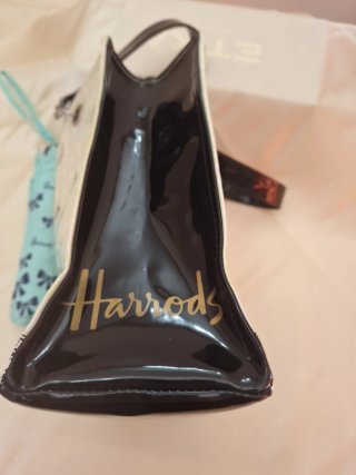 Bolso de mano Harrods beige