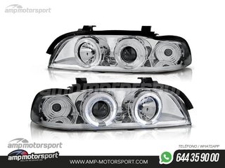 FAROS DELANTEROS OJOS DE ANGEL PARA BMW SERIE 5 E39 / BERLINA / TOURING