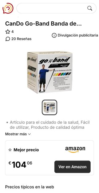 Set Bandas Resistencia Látex Cando