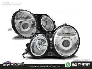 FAROS DELANTEROS LUPA PARA MERCEDES CLASE E W210