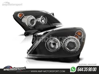 FAROS DELANTEROS OJOS DE ANGEL PARA OPEL ASTRA H