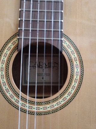 Guitarra Española Carmen + funda +accesorios