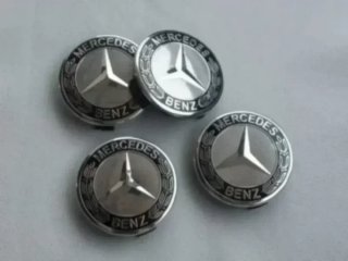 75mm Tapabujes Mercedes Centro Llantas Ruedas AMG