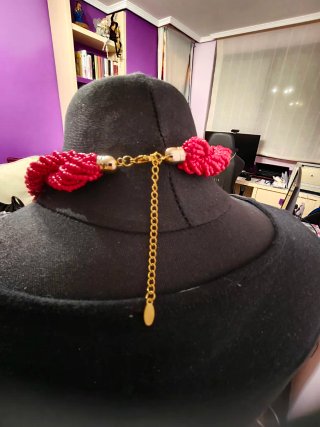 Collar múltiple Rocalla regulable+Corazón Doble
