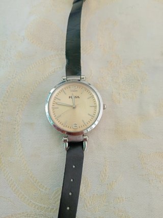 Orologio Fossil donna cinturino nero