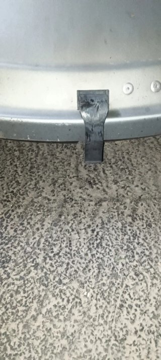 Baúl de techo Cruz gris