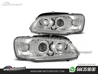 FAROS DELANTEROS OJOS DE ANGEL PARA PEUGEOT 106
