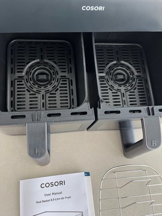 Freidora Cosori doble cesta 8.5L