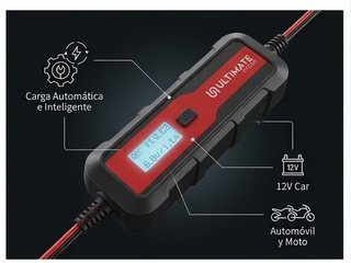 Cargador Batería Coche/Moto 6V/12V 120Ah