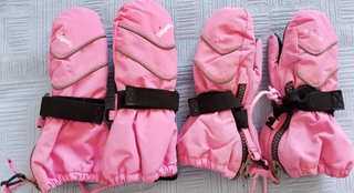 Set 2 Guanti Neve Bambina Unigear Rosa