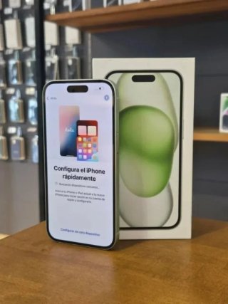 IPHONE 15 128GB VERDE BATERIA 96%