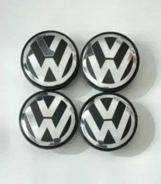 65mm Tapabujes Vw Centro Llantas Ruedas Neumáticos