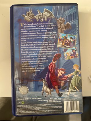 El Jorobado de Notre Dame 2 VHS (Español)