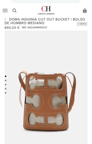Bolso CH Insignia Out Beige/Marrón