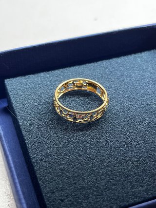 Anello in oro lavorato 750