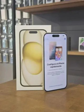 IPHONE 15 128GB GIALLO BATTERIA 100%