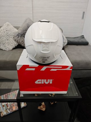 Casco Jet GIVI X.25 Blanco Brillo - NUEVO! Talla L
