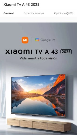 Xiaomi TV A 2025 43" (L43MA-AUEU)