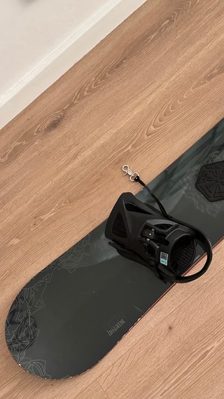 Tabla de Snowboard Burton con funda/bolsa Burton