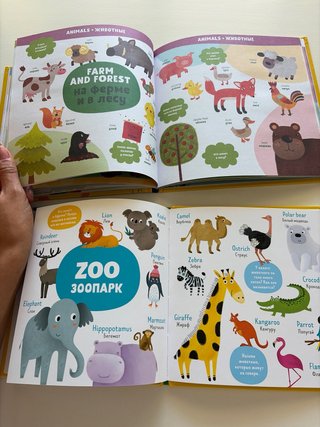 Libros en inglés y ruso para niños