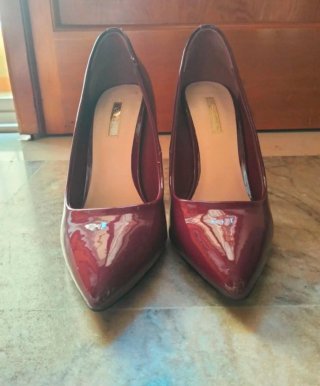 Décolleté Gaudì vernice bordeaux