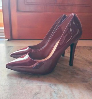 Décolleté Gaudì vernice bordeaux