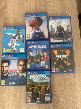 Juegos PS4: FIFA 19, 22, F1 2021, y más