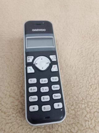 Teléfono fijo Daewoo negro