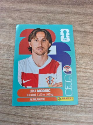 Cromos Luka Modric CRO 9 Mundial Panini