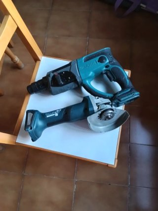 AMOLADORA BOSCH GWS 18V-7 TALADRO MAKITA PERCUTOR