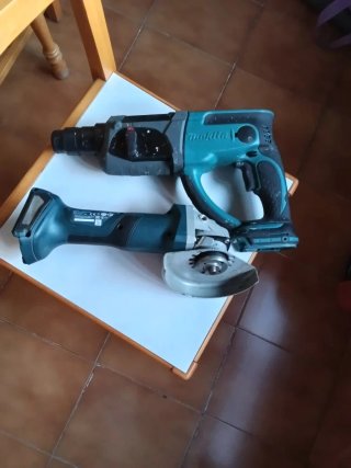 AMOLADORA BOSCH GWS 18V-7 TALADRO MAKITA PERCUTOR