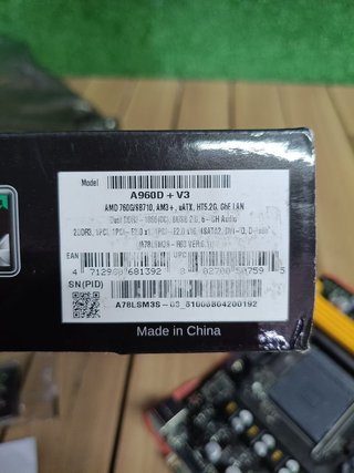 Biostar MB A960D+ V3 (760G, AM3, mATX, DDR3, VGA, AMD).