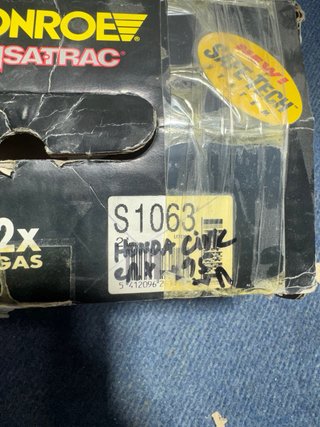 Honda civic y crv amortiguadores traseros