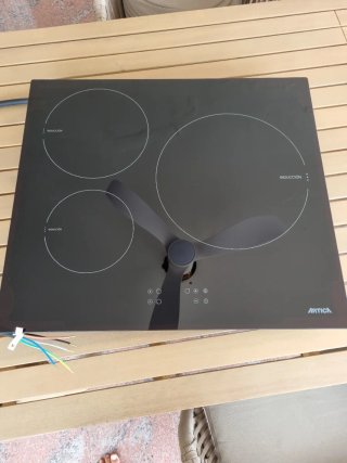 Placa Inducción Ártica Negra